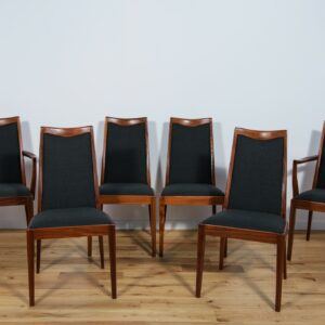 Mid-Century Teak Dining Chairs by Leslie Dandy for G-Plan, United Knigdom, 1960s, Set of 6