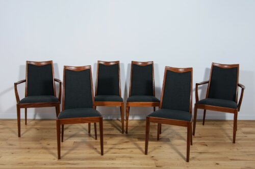 Mid-Century Teak Dining Chairs by Leslie Dandy for G-Plan, United Knigdom, 1960s, Set of 6