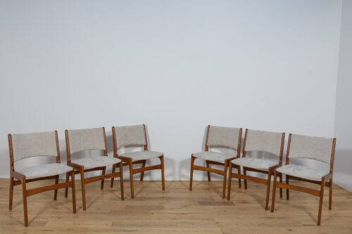 Mid-Century Dining Chairs by Johannes Andersen, 1960s, Denmark, Set of 6 - Image 3