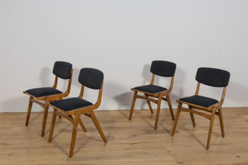 Boomerang Dining Chairs Typ 229xB from Goscinski Furniture Factory, 1960s, Poland, Set of 4 - Image 6