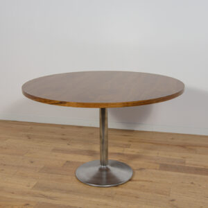 Mid-Century Teak Modern Round Dining Table, Denmark, 1970s