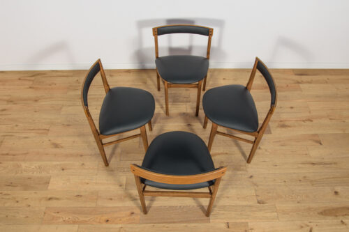 Mid-Century Round Extendable Dining Table and Chairs from McIntosh, 1960s, United Kngdom, Set of 5 - Image 31