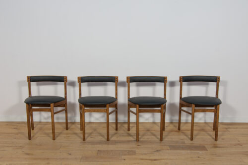Mid-Century Round Extendable Dining Table and Chairs from McIntosh, 1960s, United Kngdom, Set of 5 - Image 27