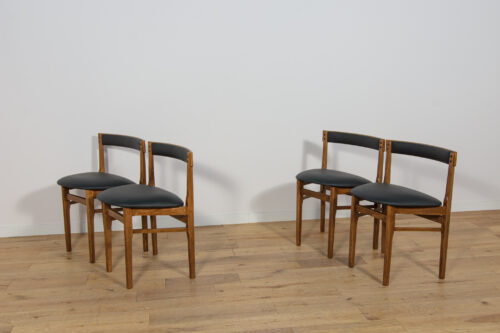 Mid-Century Round Extendable Dining Table and Chairs from McIntosh, 1960s, United Kngdom, Set of 5 - Image 28