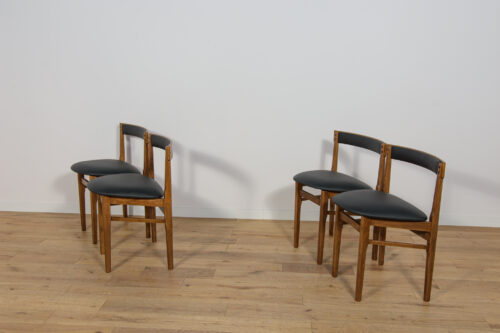 Mid-Century Round Extendable Dining Table and Chairs from McIntosh, 1960s, United Kngdom, Set of 5 - Image 29