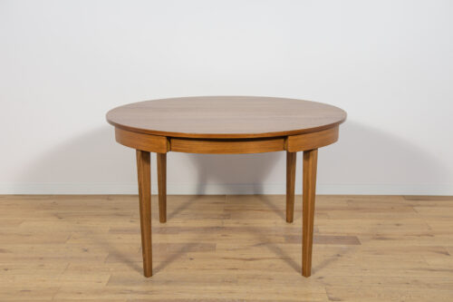 Mid-Century Round Extendable Dining Table and Chairs from McIntosh, 1960s, United Kngdom, Set of 5 - Image 9