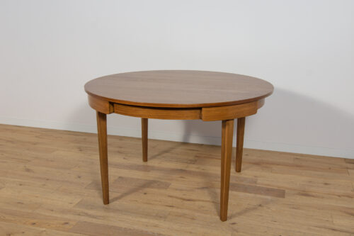 Mid-Century Round Extendable Dining Table and Chairs from McIntosh, 1960s, United Kngdom, Set of 5 - Image 8