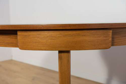 Mid-Century Round Extendable Dining Table and Chairs from McIntosh, 1960s, United Kngdom, Set of 5 - Image 24