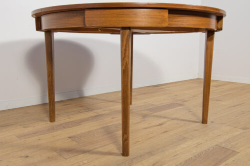 Mid-Century Round Extendable Dining Table and Chairs from McIntosh, 1960s, United Kngdom, Set of 5 - Image 22