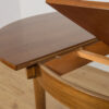 Mid-Century Round Extendable Dining Table and Chairs from McIntosh, 1960s, United Kngdom, Set of 5 - Image 14