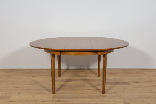 Mid-Century Round Extendable Dining Table and Chairs from McIntosh, 1960s, United Kngdom, Set of 5 - Image 15