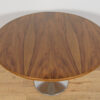 Mid-Century Walnut Modern Round Dining Table, Denmark, 1970s - Image 6