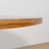 Mid-Century Walnut Modern Round Dining Table, Denmark, 1970s - Image 8