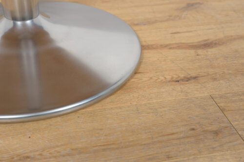 Mid-Century Walnut Modern Round Dining Table, Denmark, 1970s - Image 10