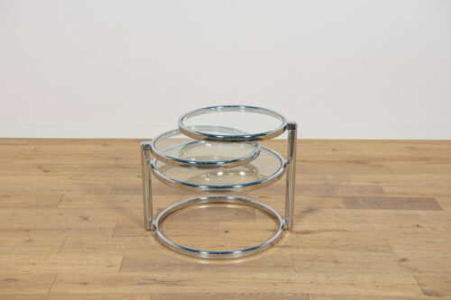 Mid-Century Modern Chrome & Glass Coffee Table by Milo Baughman, United States, 1970s - Image 4