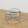 Mid-Century Modern Chrome & Glass Coffee Table by Milo Baughman, United States, 1970s - Image 2