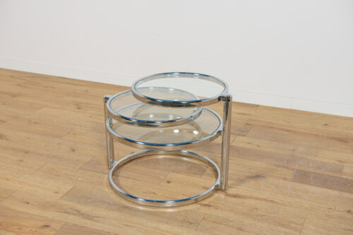 Mid-Century Modern Chrome & Glass Coffee Table by Milo Baughman, United States, 1970s - Image 2