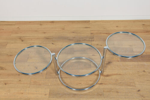 Mid-Century Modern Chrome & Glass Coffee Table by Milo Baughman, United States, 1970s - Image 14