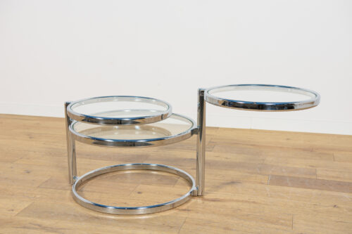Mid-Century Modern Chrome & Glass Coffee Table by Milo Baughman, United States, 1970s - Image 11