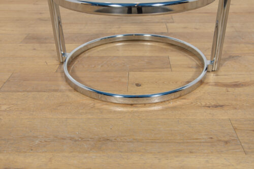 Mid-Century Modern Chrome & Glass Coffee Table by Milo Baughman, United States, 1970s - Image 22
