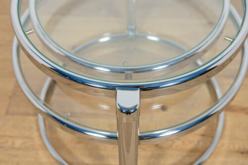 Mid-Century Modern Chrome & Glass Coffee Table by Milo Baughman, United States, 1970s - Image 17