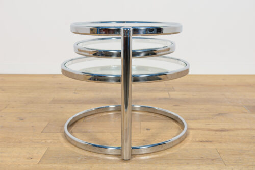Mid-Century Modern Chrome & Glass Coffee Table by Milo Baughman, United States, 1970s - Image 5