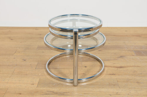 Mid-Century Modern Chrome & Glass Coffee Table by Milo Baughman, United States, 1970s - Image 8