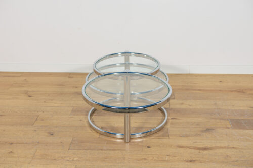 Mid-Century Modern Chrome & Glass Coffee Table by Milo Baughman, United States, 1970s - Image 16