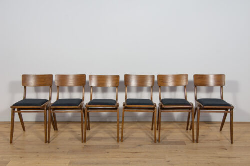 Boomerang Dining Chairs from Gościcńskie Furniture Fabryki, 1960s, Set of 6 - Image 4