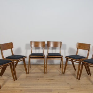 Boomerang Dining Chairs from Gościcńskie Furniture Fabryki, 1960s, Set of 6