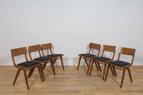 Boomerang Dining Chairs from Gościcńskie Furniture Fabryki, 1960s, Set of 6 - Image 3