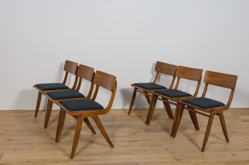 Boomerang Dining Chairs from Gościcńskie Furniture Fabryki, 1960s, Set of 6 - Image 8