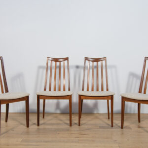 Mid-Century Teak Dining Chairs by Leslie Dandy for G-Plan, United Knigdom, 1960s, Set of 4