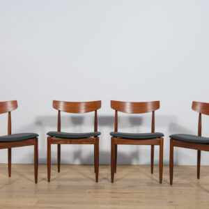 Mid-Century Dining Chairs in Teak by Ib Kofod Larsen for G-Plan, Great Britain, 1960s, Set of s4
