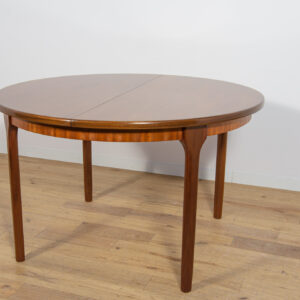 Okrągły rozkładany stół, McIntosh, Wielka Brytania, lata 60