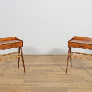 Para stolików nocnych, proj. Soren Rasmussen, Dania, lata 60.