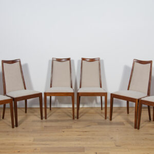 Komplet sześciu krzeseł, proj. L. Dandy, G-Plan, Wielka Brytania, lata 60.