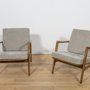 Para foteli 300-139, Swarzędzka Fabryka Mebli, Polska, lata 60.