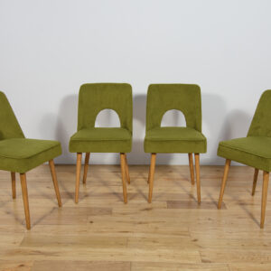 Shell Chairs from Bydgoszcz Furniture Factory, Poland, 1960s, Set of 4