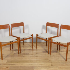 Komplet czterech krzeseł, Dalescraft, Wielka Brytania, lata 60
