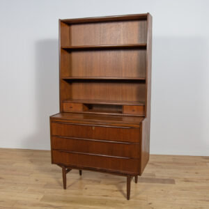 Regał z wysuwanym blatem, Dania, lata 60.