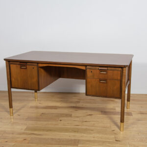 Mid-Century Teak Desk by Sten Blomberg for Seffle Möbelfabrik, Sweden, 1960s