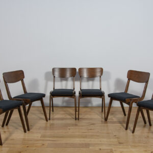 Boomerang Dining Chairs from Gościcńskie Furniture Fabryki, 1960s, Poland, Set of 6