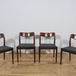 Mid-Century Danish Dining Chairs from Uldum Møbelfabrik, Denmark, 1960s, Set of 4