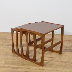 Mid-Century Modern Teak Nesting Tables Designed by R. Bennett for G-Plan, United Kingdom, 1960s