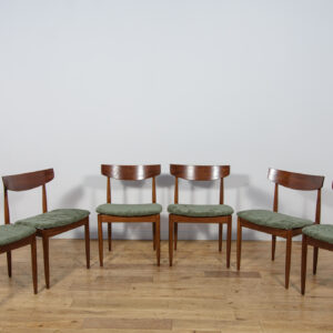 Mid-Century Dining Chairs in Teak by Ib Kofod Larsen for G-Plan, United Knigdom, 1960s, Set of 6