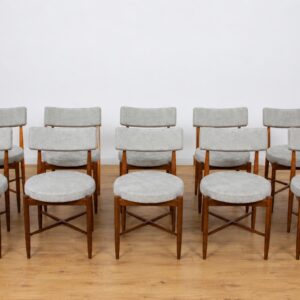 Mid-Century Teak Dining Chairs by Ib Kofod Larsen for G-Plan, 1960s, Set of 10.