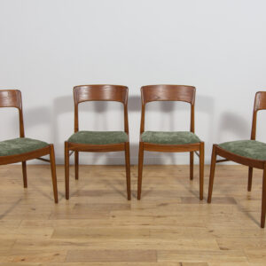 Mid-Century Teak Model 26 Dining Chairs by Henry Kjærnulf for Korup Stolefabrik, Denmark, 1960s, Set of 4