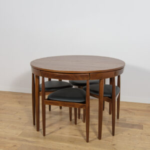 Mid-Century Dining Set by Hans Olsen for Frem Røjle, Denmark, 1950s, Set of 5