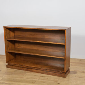 Art Deco Walnut Bookcase, Denmark, 1930s